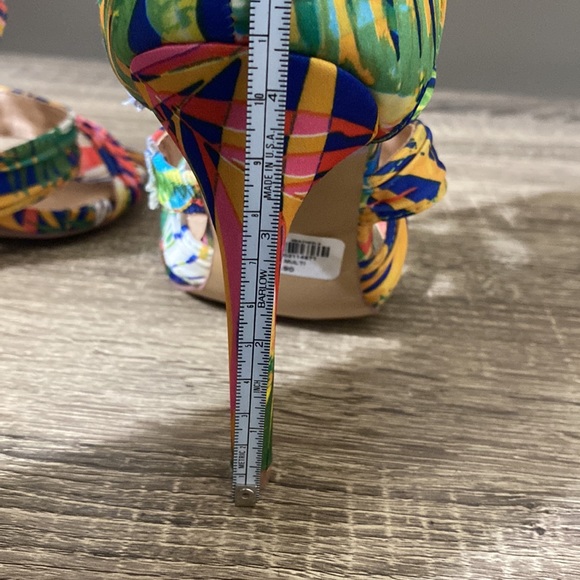 Liliana Heather 3 multi color high heels size 5.5 - Picture 7 of 10